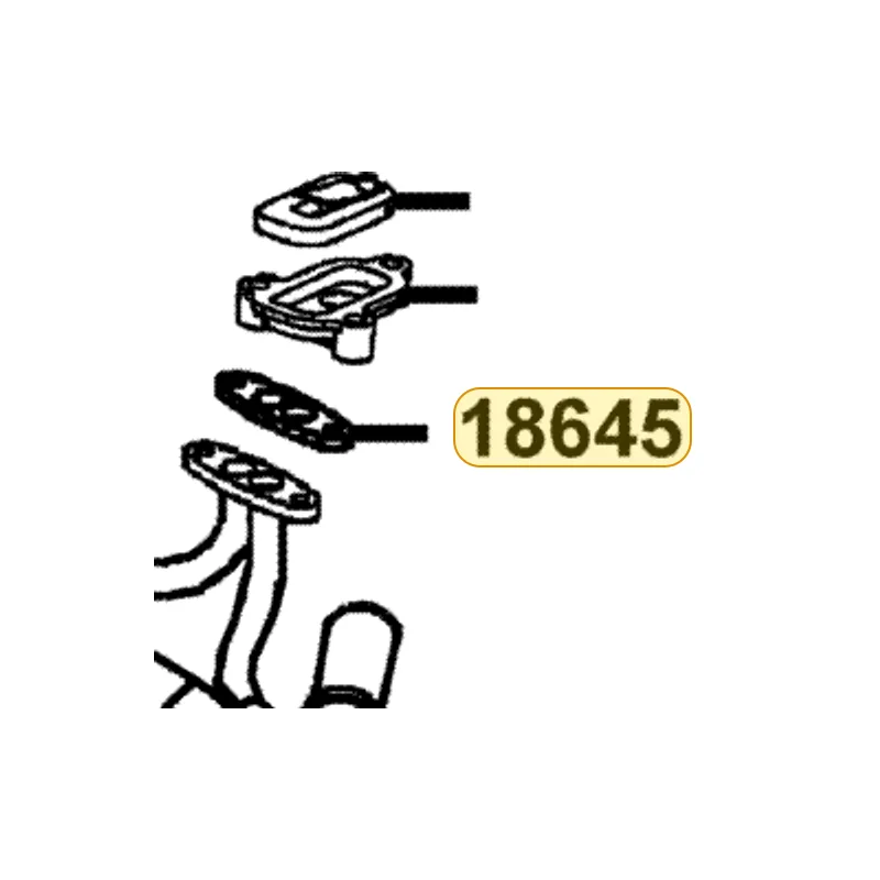 18645-KED9-900 GASKET A/I PIPE — diagram cutout