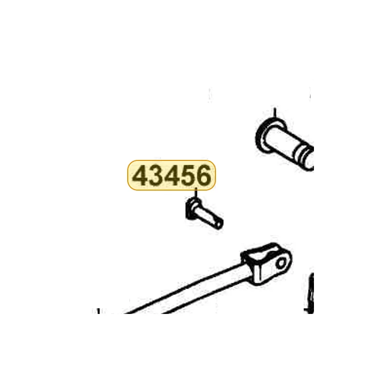 43456-KED9-900 PIN MIDDLE ROD JOINT — diagram cutout
