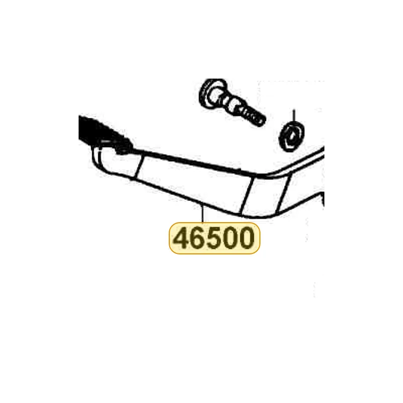 46500-KED9-800 PEDAL COMP RR BRK — diagram cutout