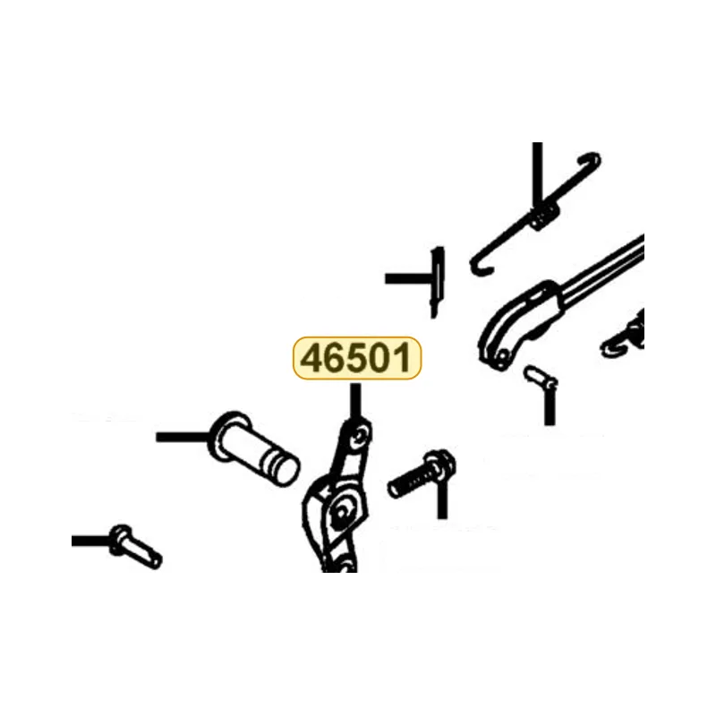 46501-KED9-900 ARM RR BRK MIDDLE — diagram cutout