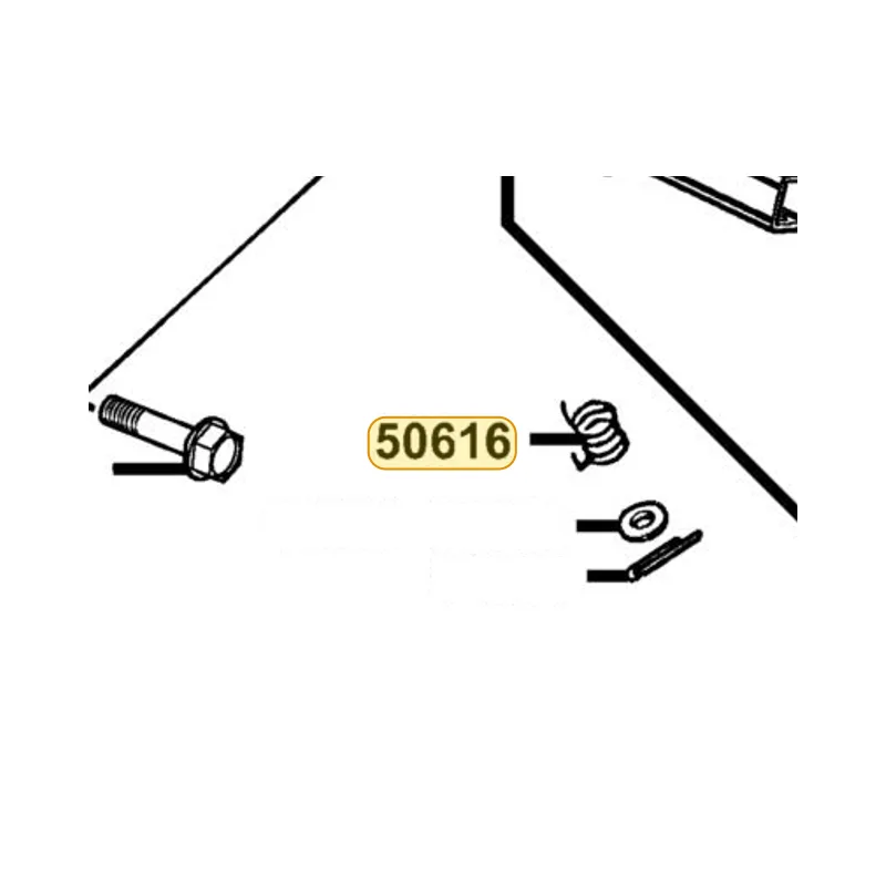 50616-KEC2-810 SPRING STEP RETURN — diagram cutout