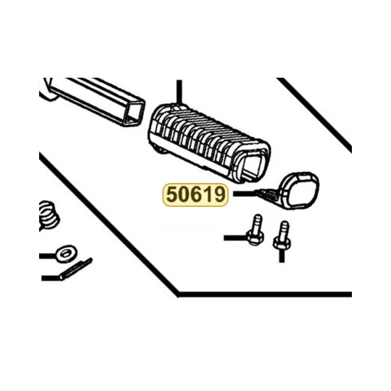 50619-KED9-900 STOPPER STEP RUBBER — diagram cutout