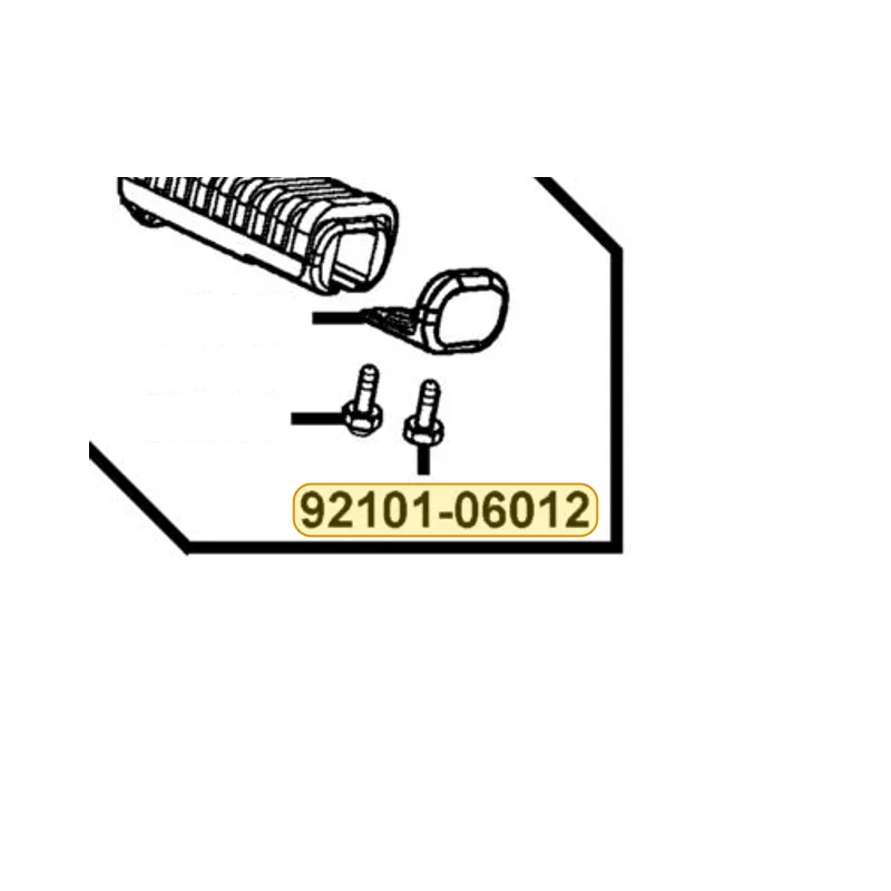 92101-06012-0A BOLT HEX 6*12 — diagram cutout