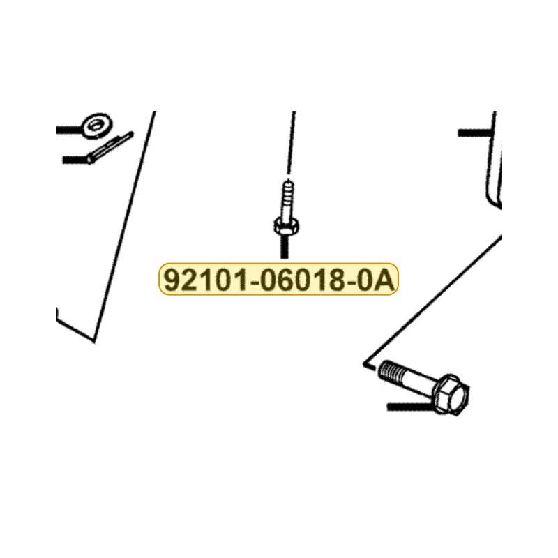 92101-06018-0A BOLT HEX 6*18 — diagram cutout