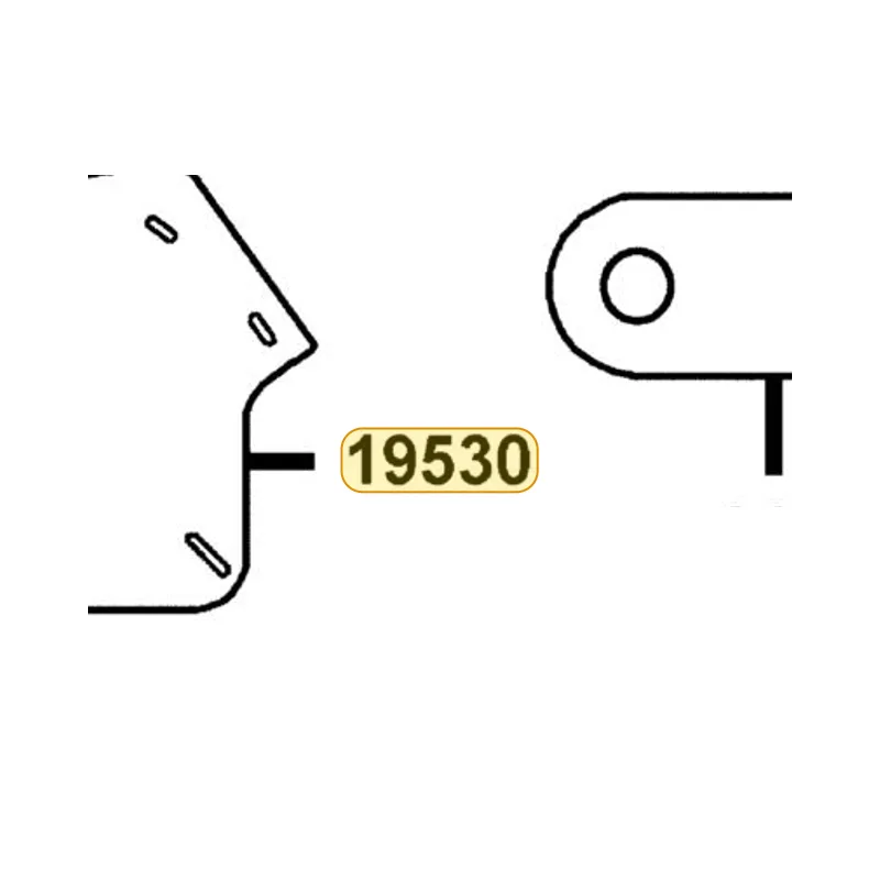 19530-KED9-900 PLATE HEAT BOARD — diagram cutout