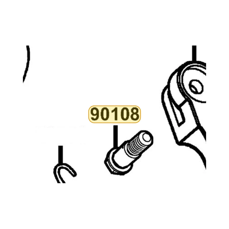 90108-KED9-900 BOLT SIDE STAND PIVOT — diagram cutout