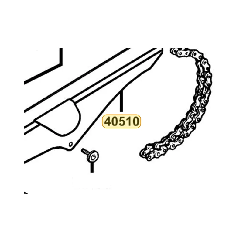 40510-KED9-900 COVER DRIVE CHAIN — diagram cutout