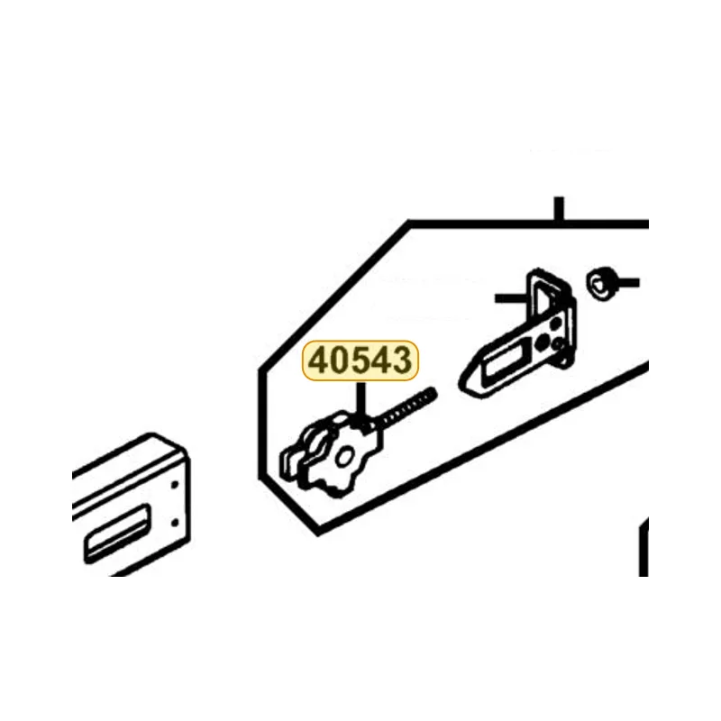 40543-KFW6-901 ADJUSTER CHAIN — diagram cutout