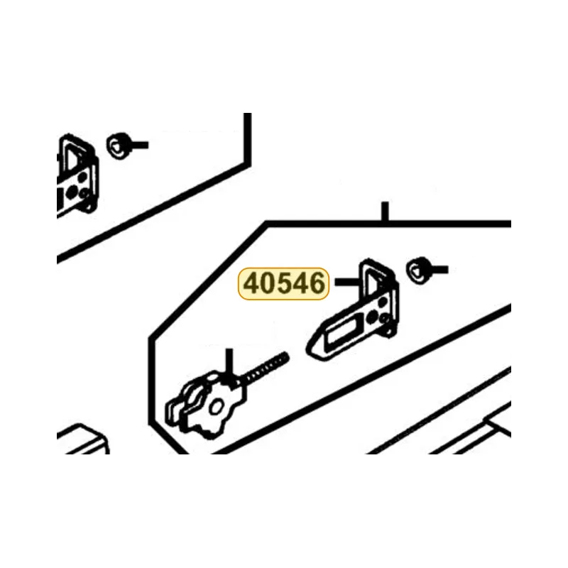 40546-KFW6-901 CAP REAR FORK END — diagram cutout
