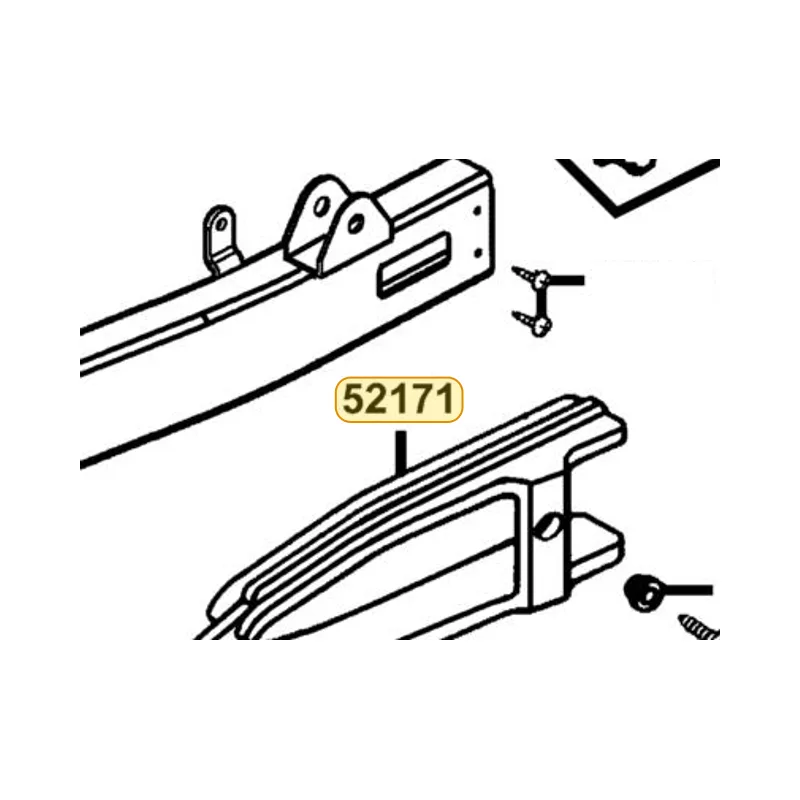 52171-KKAK-900 SLIDER CHAIN — diagram cutout