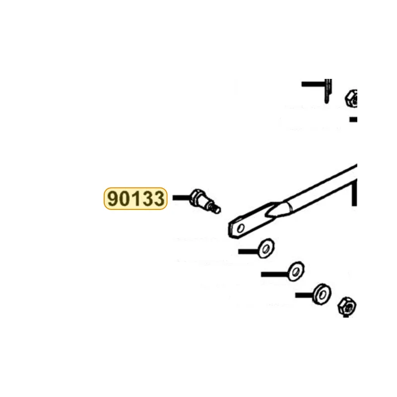 90133-KED9-950 BOLT RR BRK STOPPER ARM — diagram cutout