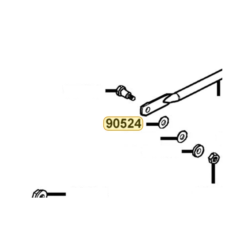 90524-KKAK-900 WASHER STOPPER ARM — diagram cutout