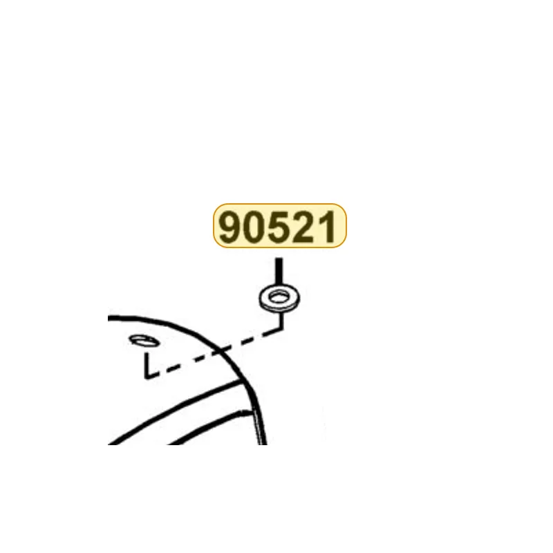 90521-GFY6-950 WASHER SPECIAL — diagram cutout