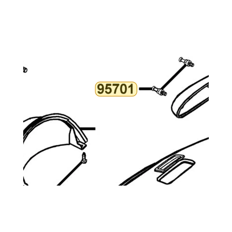 95701-KED9-900 BOLT SPECIAL 8*23 — diagram cutout