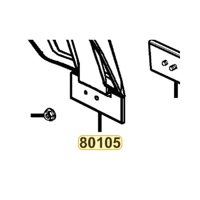 80105-KED9-900 FENDER RR — diagram cutout