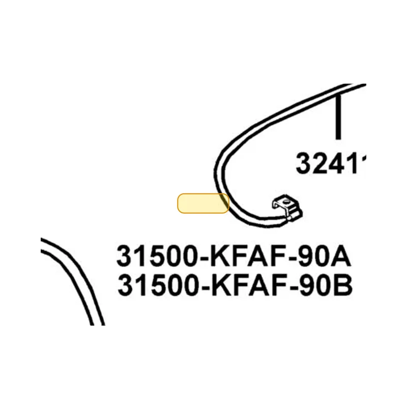 32411-KED9-900 CABLE BATTRY — diagram cutout