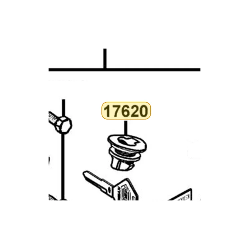 17620-KED9-335 CAP SET FUEL FILLER — diagram cutout
