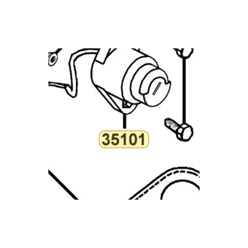 35101-KED9-305 MAIN SW SET — diagram cutout