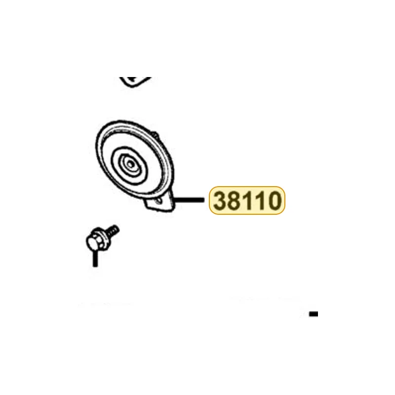 38110-KED9-900 HORN COMP — diagram cutout