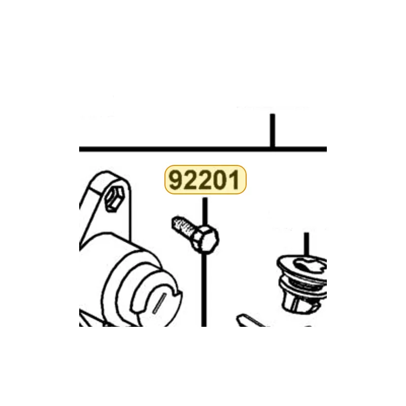 92201-08020-02 BOLT HEX 8*20 — diagram cutout