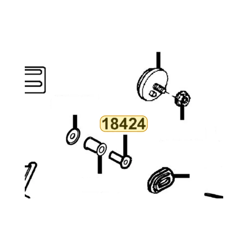 18424-KED9-900 COLLAR MUFF MOUNT — diagram cutout