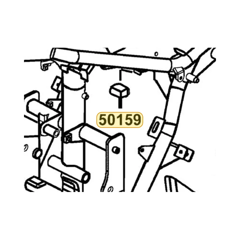 50159-KED9-900 RUBBER BATTARY STOP — diagram cutout