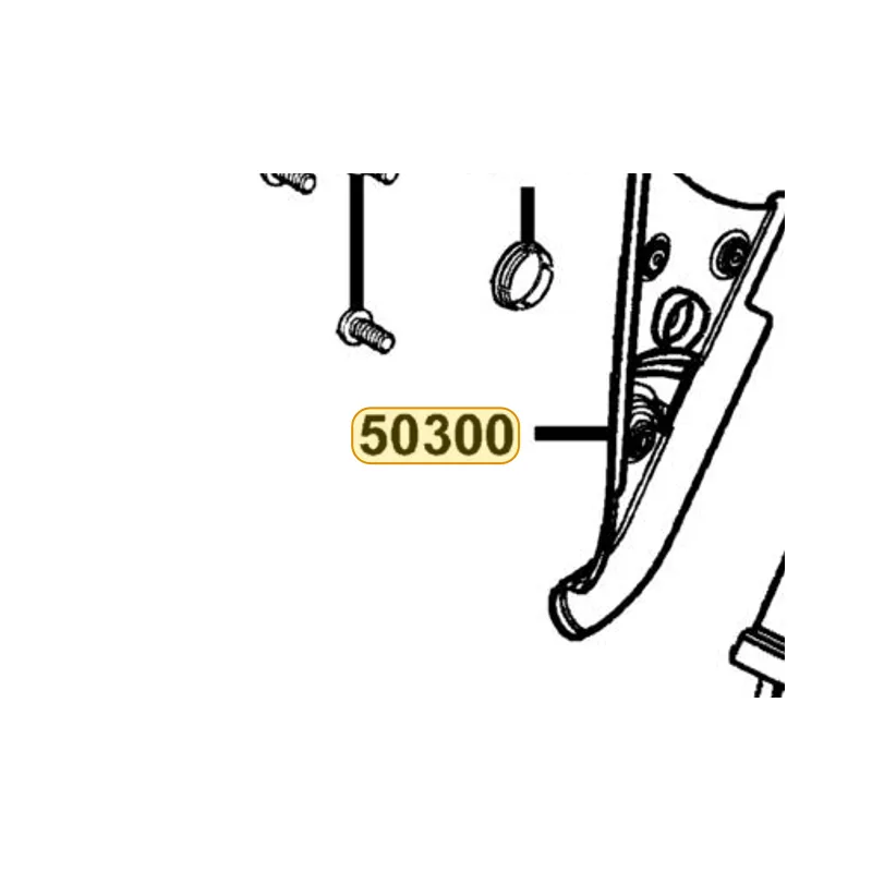 50300-KED9-900-N1S PLATE R PIVOT COVER — diagram cutout