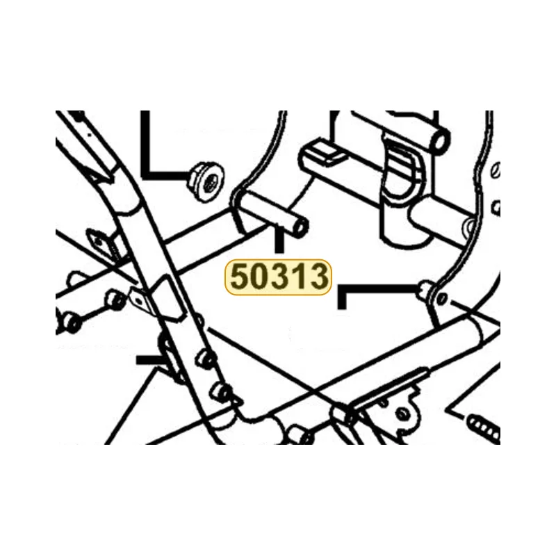 50313-KED9-900 COLLAR R LOW ENG HANGER — diagram cutout