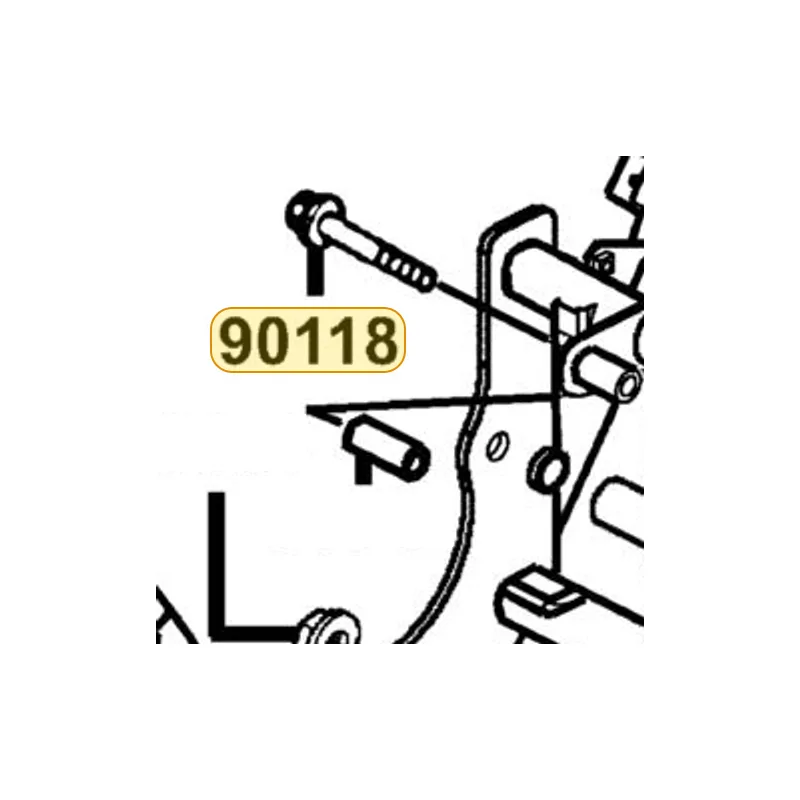 90118-KED9-900 BOLT FLANGE 10*85 — diagram cutout
