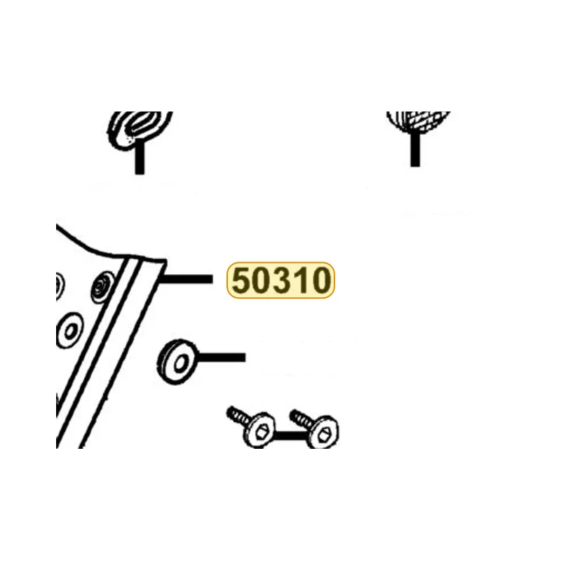 50310-KED9-900-R7S PLATE L PIVOT COVER — diagram cutout