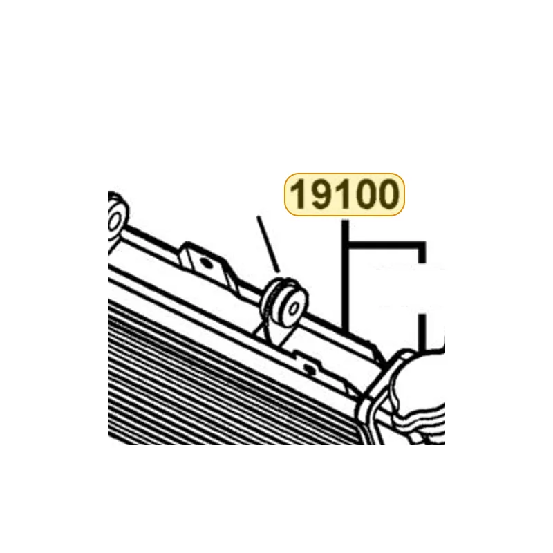 19100-KED9-900 RADIATOR COMP — diagram cutout
