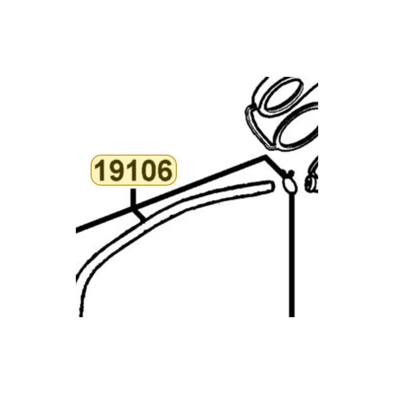 19106-KED9-900 HOSE ASSY DRAIN — diagram cutout