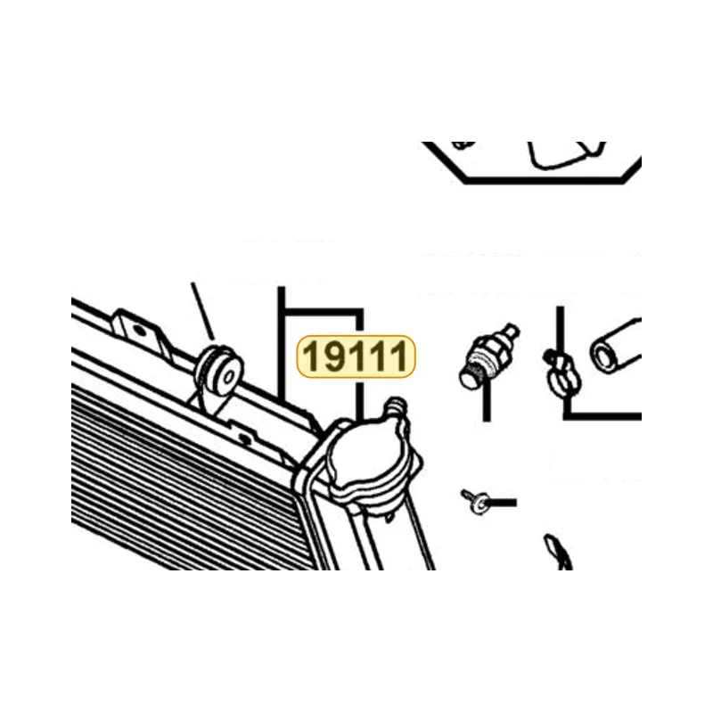 19111-KED9-900 CAP COMP — diagram cutout