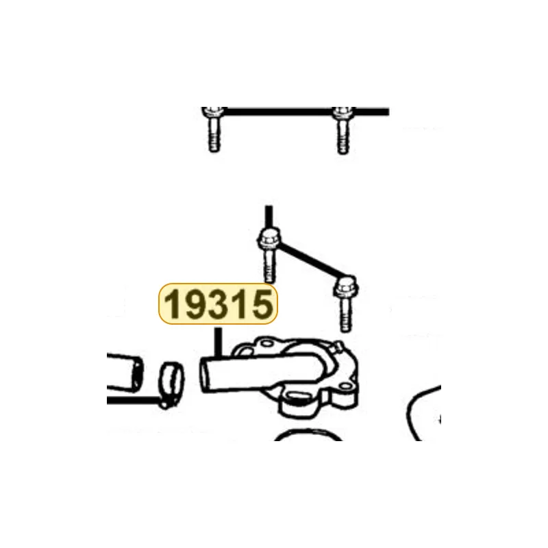 19315-KED9-900 COVER THERMOSTAT — diagram cutout