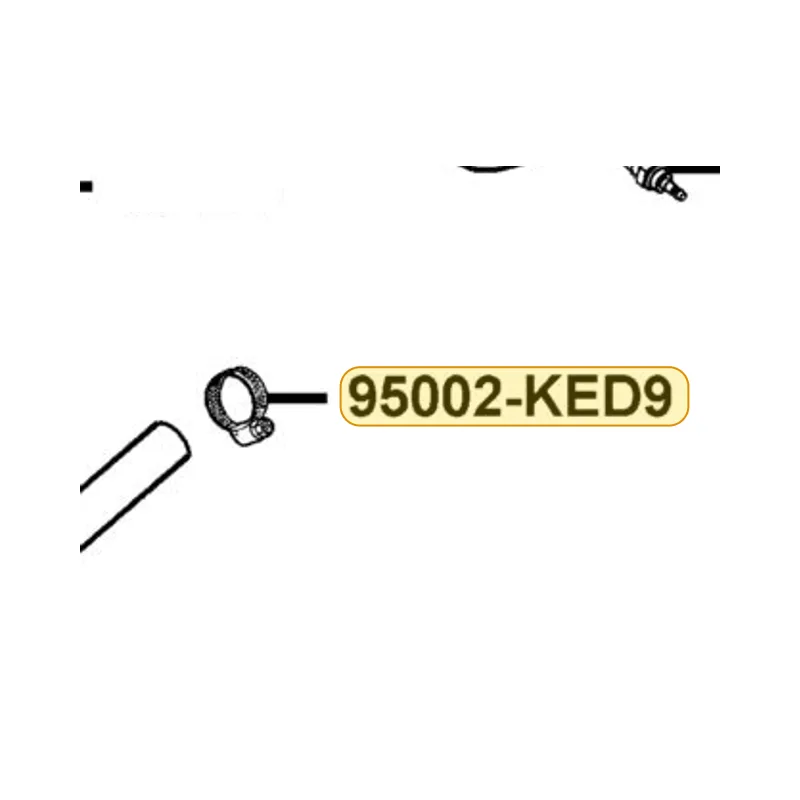 19507-PUA5-E00 CLAMP. D27.5 — diagram cutout