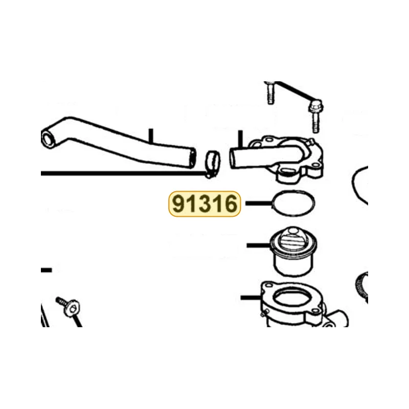 91316-KED9-900 O-RING 48.3*2.0 — diagram cutout