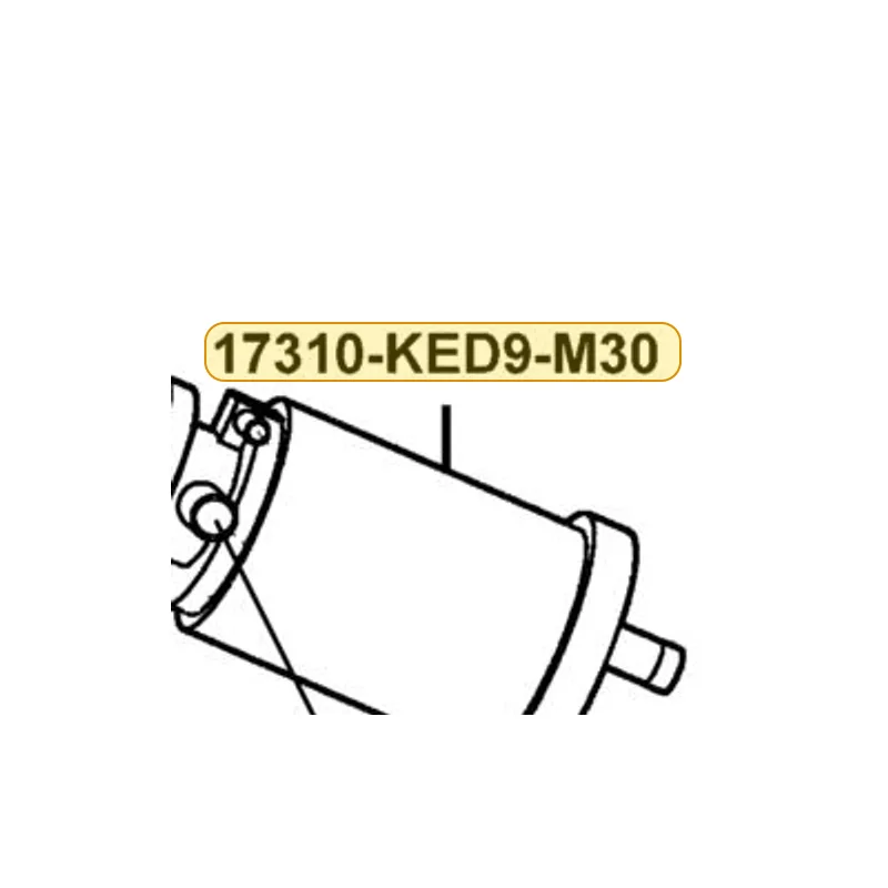 17310-KED9-M30 CANISTER COMP 2ND — diagram cutout