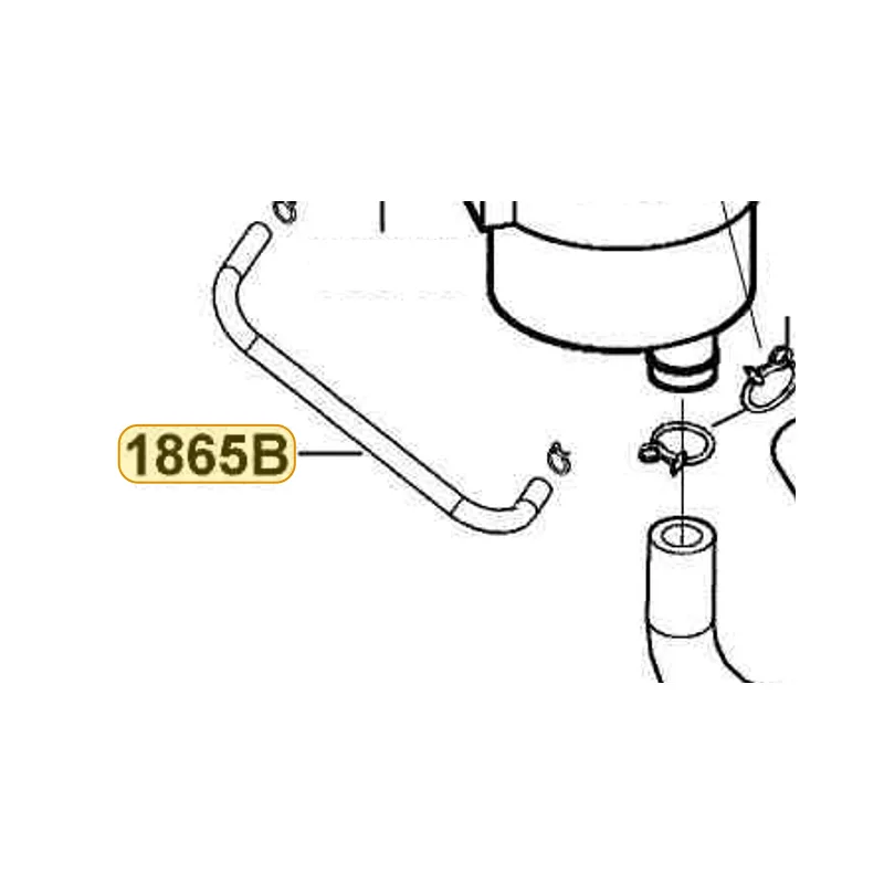 1865B-KED9-M30 TUBE ASSY AICV- 3 WAY JOINT — diagram cutout