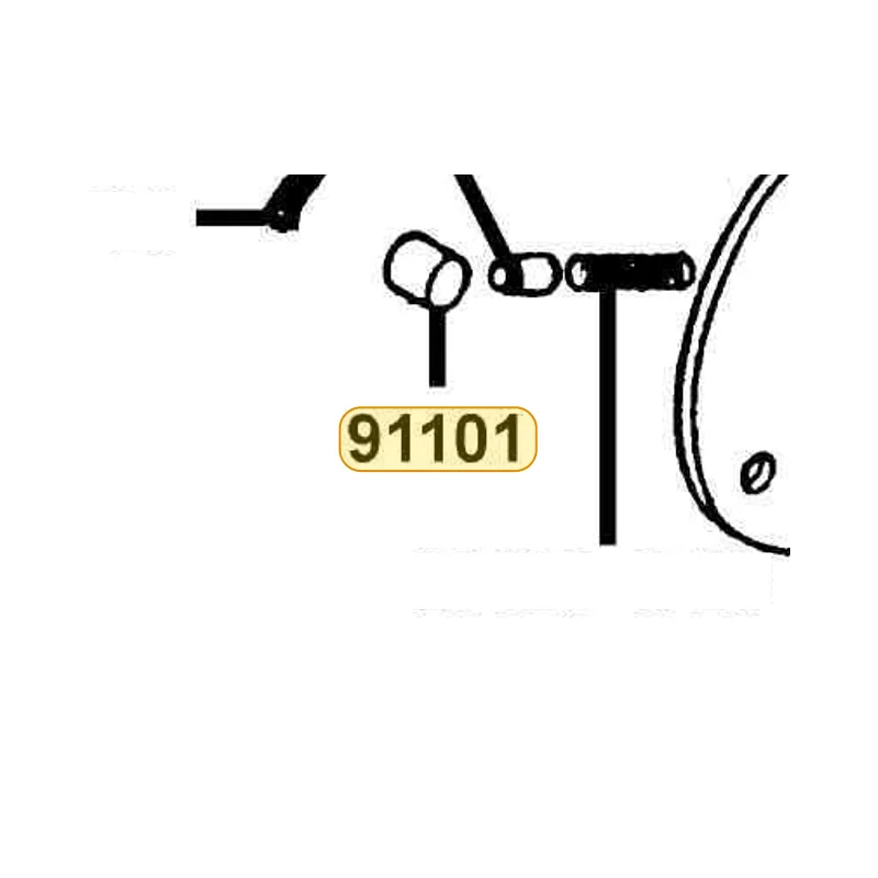 91101-KED9-900 ROLLER 11.5*10 — diagram cutout