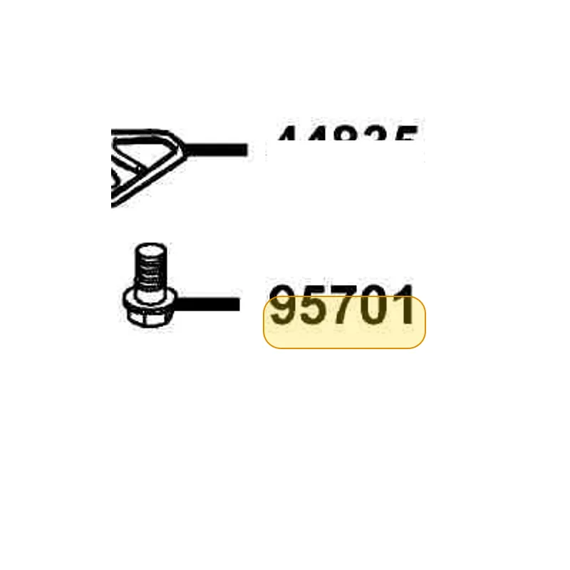 95701-06012-02 BOLT FLANGE 6*12 — diagram cutout