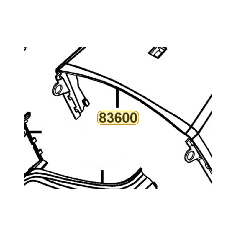 83600-KED9-900-PGP COVER BODY — diagram cutout