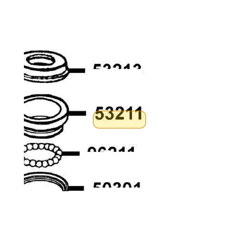 53211-KED9-900 RACE STRG TOP CONE — diagram cutout