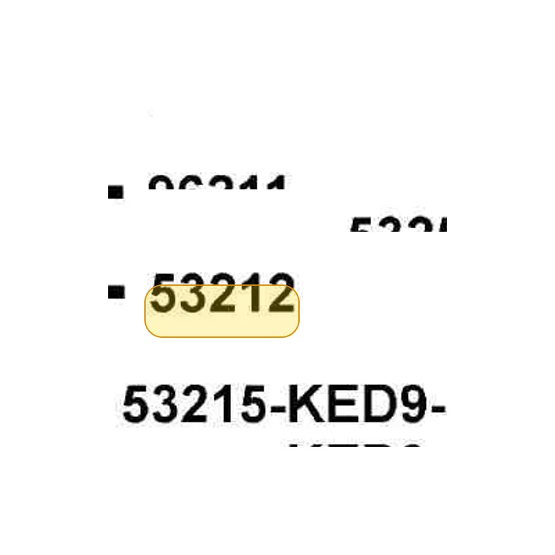 53212-KED9-900 RACE STRG CONE BOT — diagram cutout