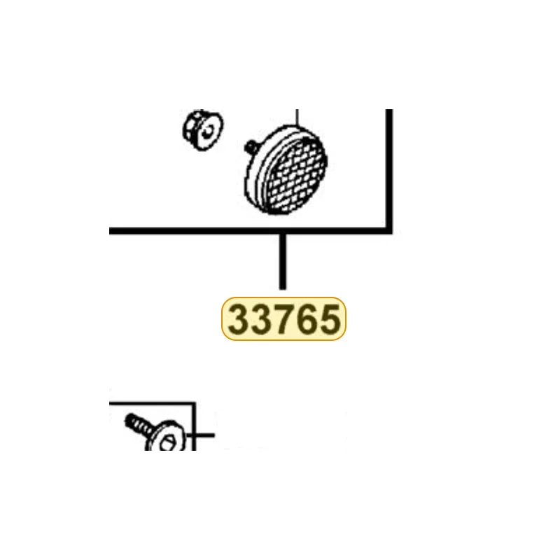 33765-KED9-MG0 REFLEX REFLECTOR COMP L RR — diagram cutout