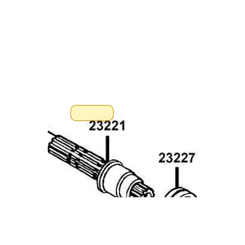 23221-KED9-900 SHAFT COUNTER TRANSMISSION — diagram cutout