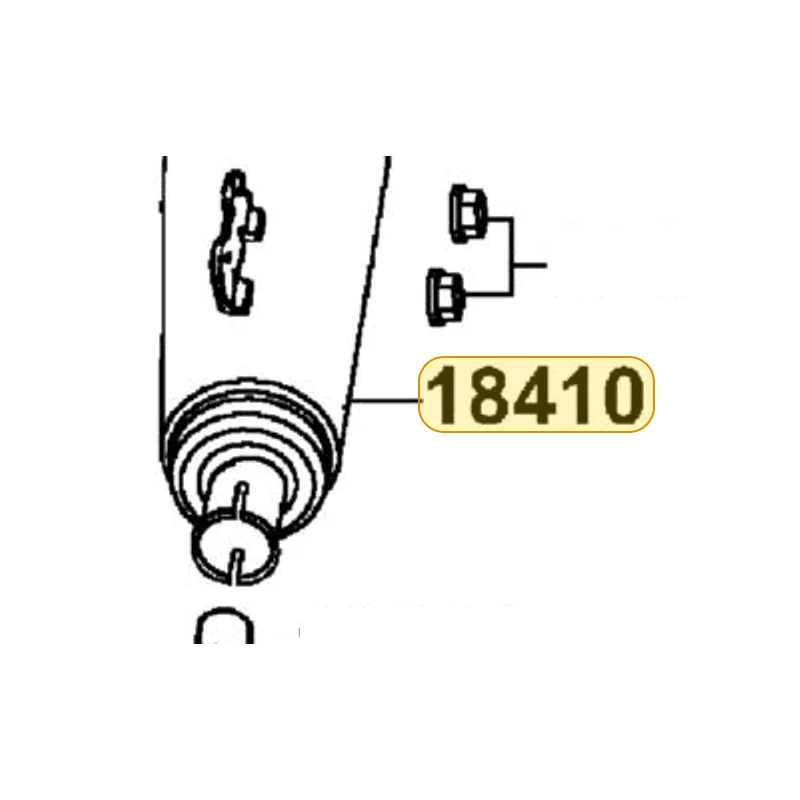 18410-KED9-E00 BODY COMP RR MUFFLER — diagram cutout