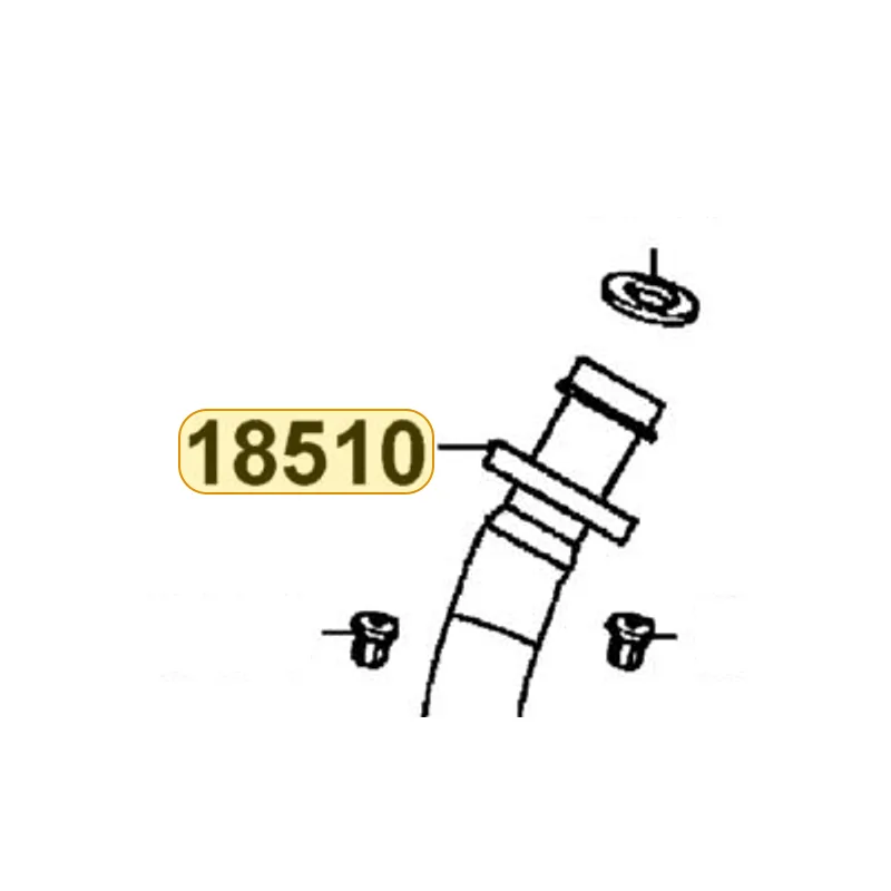 18510-KED9-E00 PIPE COMP EXH — diagram cutout
