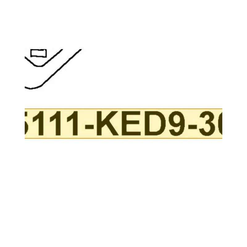 35111-KED9-306 KEY COMP /L CUT — diagram cutout