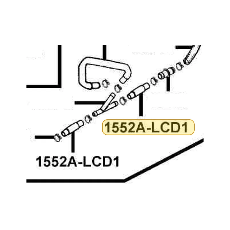 1552A-LCD1-E00 TUBE ASSY OIL PASS — diagram cutout