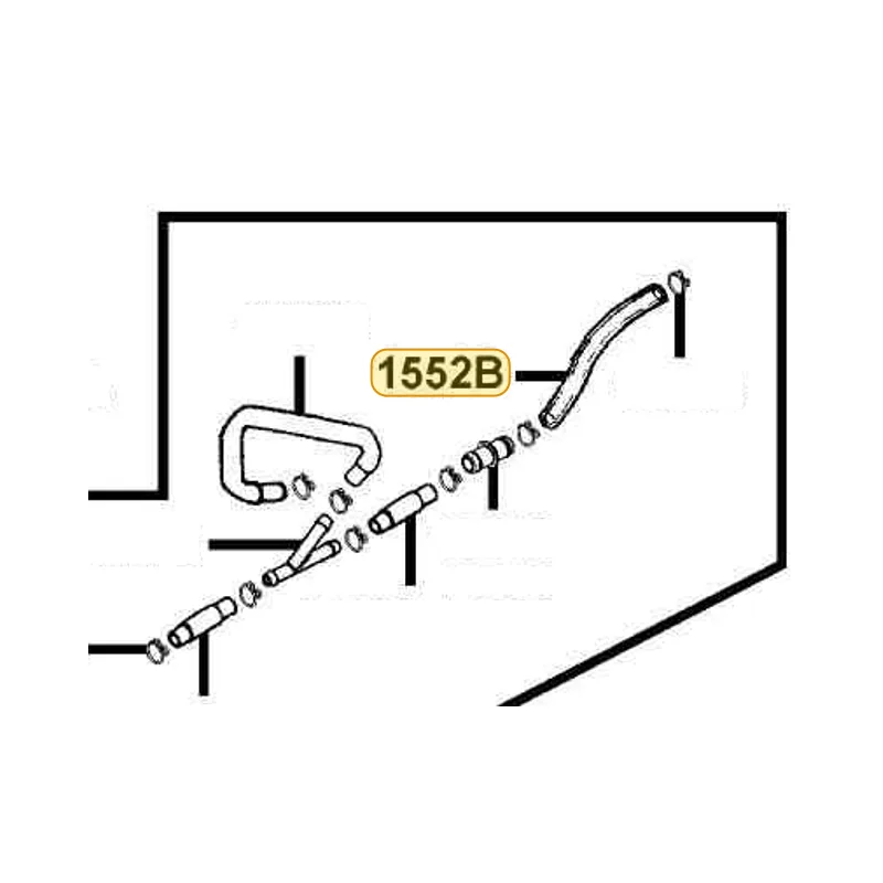 1552B-LCD1-E00 TUBE ASSY OIL PASS — diagram cutout